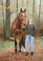 Kate en haar paard