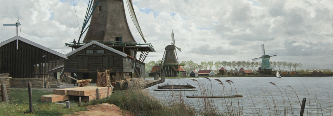 Houtzaagmolen Het jonge Schaap, Zaanse Schans